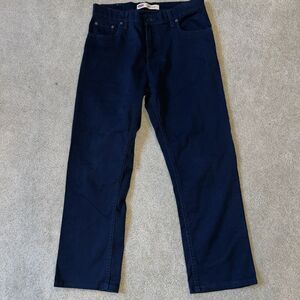 Levis 511 Slim Blue Jeans Boys 20 Reg 30x30 Dark Wash 5 Pockets Casual Mid Rise